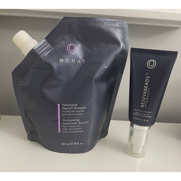 Monat Volumizing Revive Shampoo Refill Fine Flat 8 fl oz New free split end